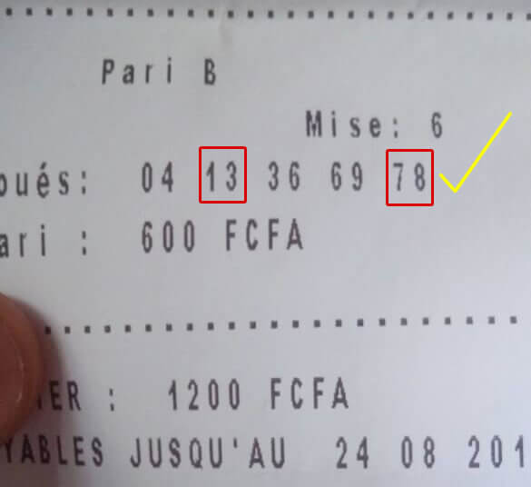 Résultats Loto Kadoo tirage 503