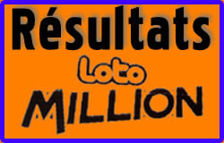Les Résultats des jeux du Loto Million