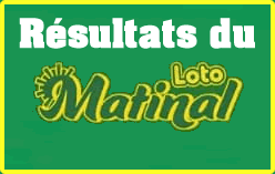 Résultats du loto matinal tirage 1